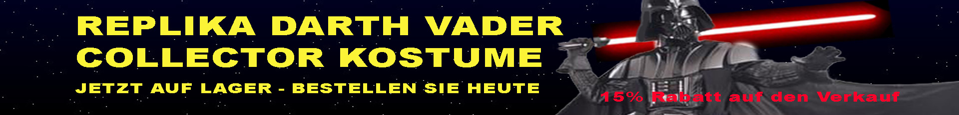 Darth Vader Collectors Costume